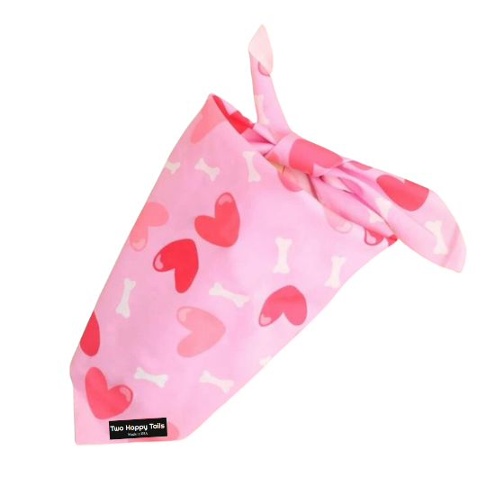 Two Happy Tails - You Are My Heart Pet Bandana